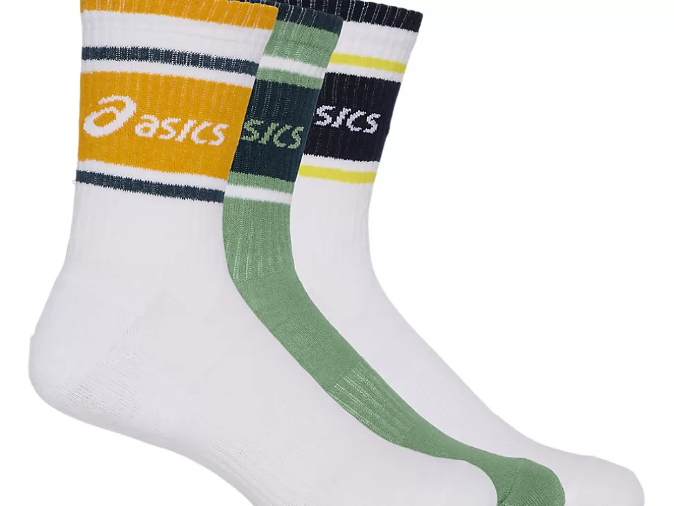 Hardlopen | Sokken>ASICS 3 PACK LOGO CREW SOCK Multi Colors