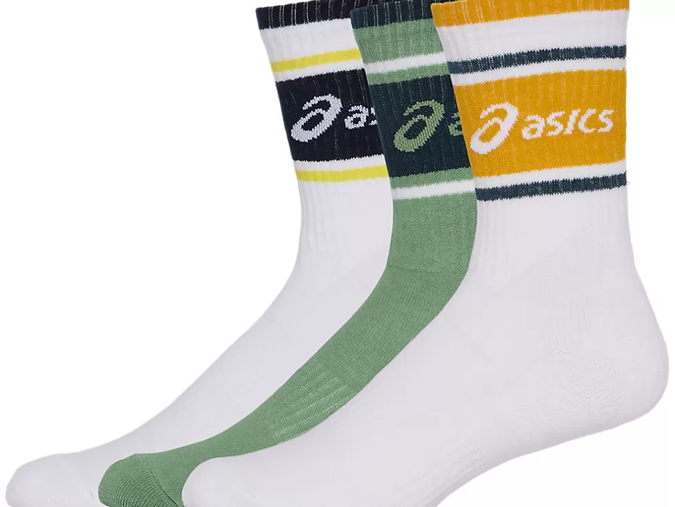 Hardlopen | Sokken>ASICS 3 PACK LOGO CREW SOCK Multi Colors