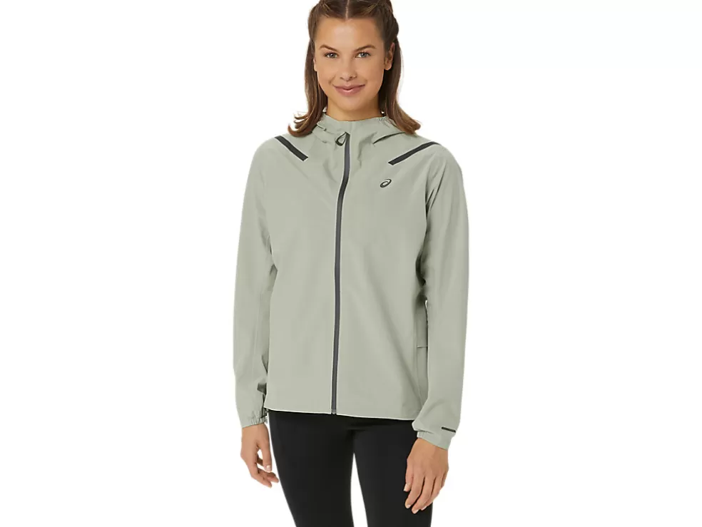 Kleding | Jassen en vesten>ASICS ACCELERATE WATERPROOF 2.0 JACKET Olive Grey