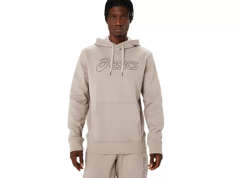 Hoodies en sweatshirts | Shirts met lange mouwen>ASICS LOGO OTH HOODIE Moonrock/Graphite Grey