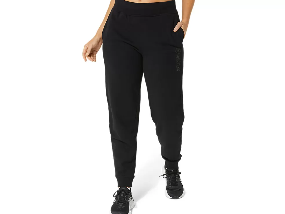 Broek | Broeken>ASICS LOGO SWEATPANT Performance Black