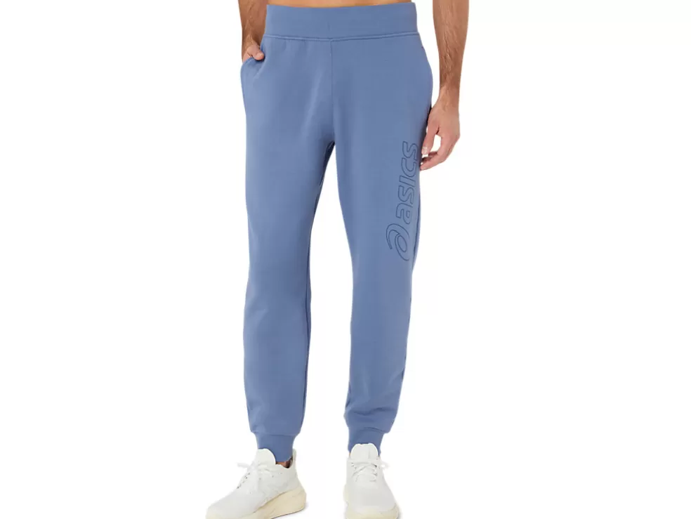 Broek | Broeken>ASICS LOGO SWEATPANT Denim Blue/Thunder Blue