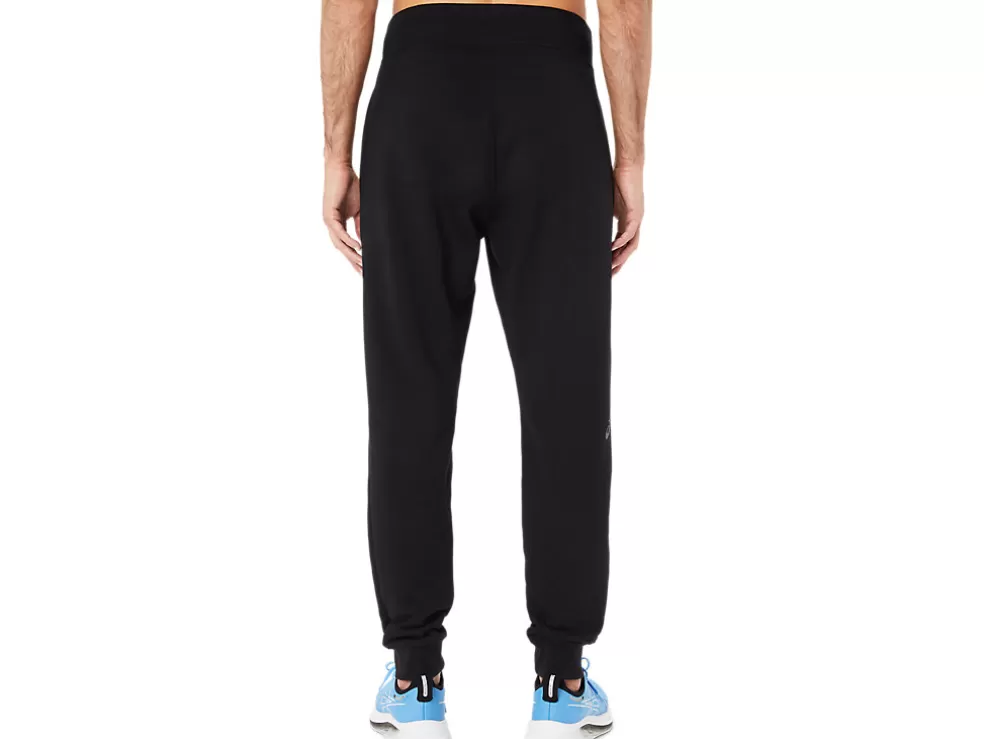 Broek | Broeken>ASICS LOGO SWEATPANT Performance Black/Graphite Grey