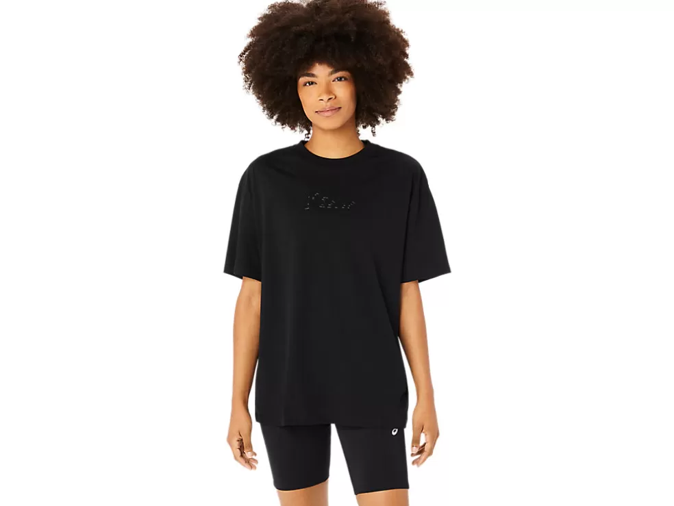 Shirts met korte mouwen | Bovenkleding>ASICS LOGO TEE Performance Black