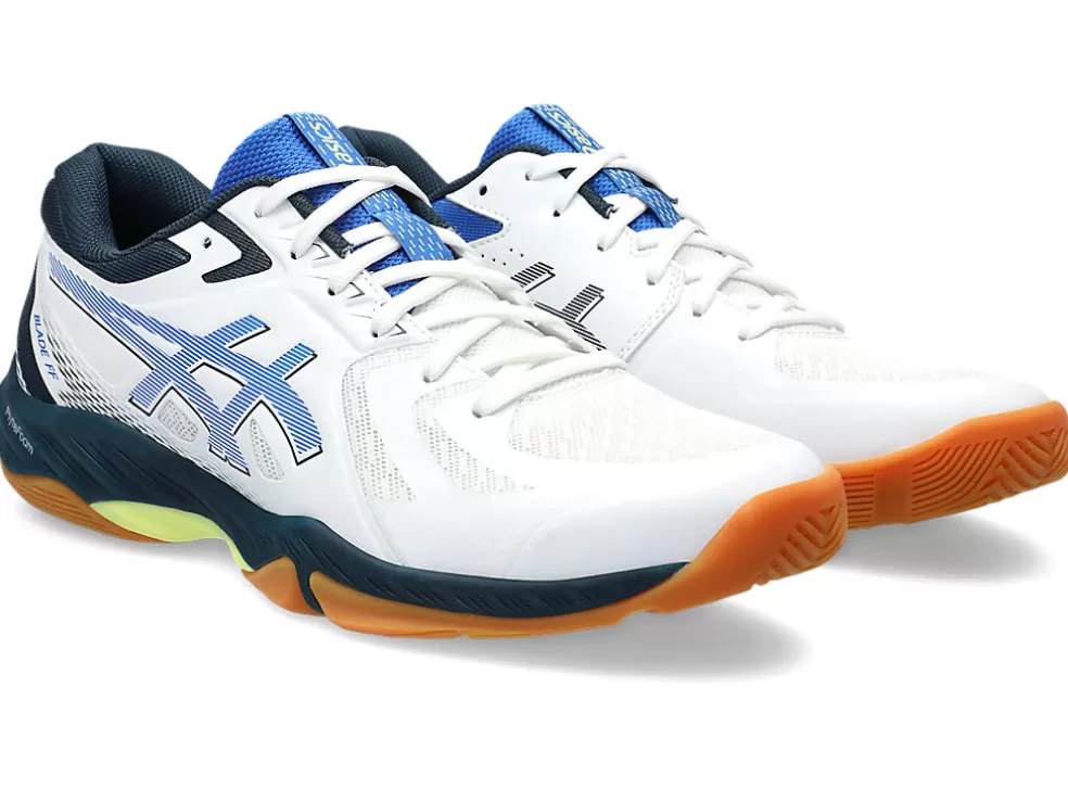 Netbal | Squash & badminton>ASICS BLADE FF White/Illusion Blue