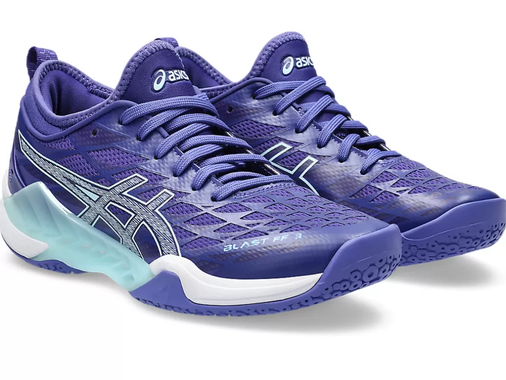 Netbal | Squash & badminton>ASICS BLAST FF 3 Eggplant/Aquamarine