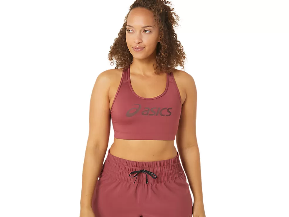 Kleding | Hardlopen>ASICS CORE LOGO BRA Brisket Red/Port Royal