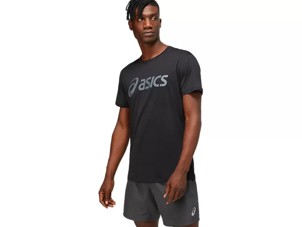 Kleding | Hardlopen>ASICS CORE TOP Performance Black/Carrier Grey