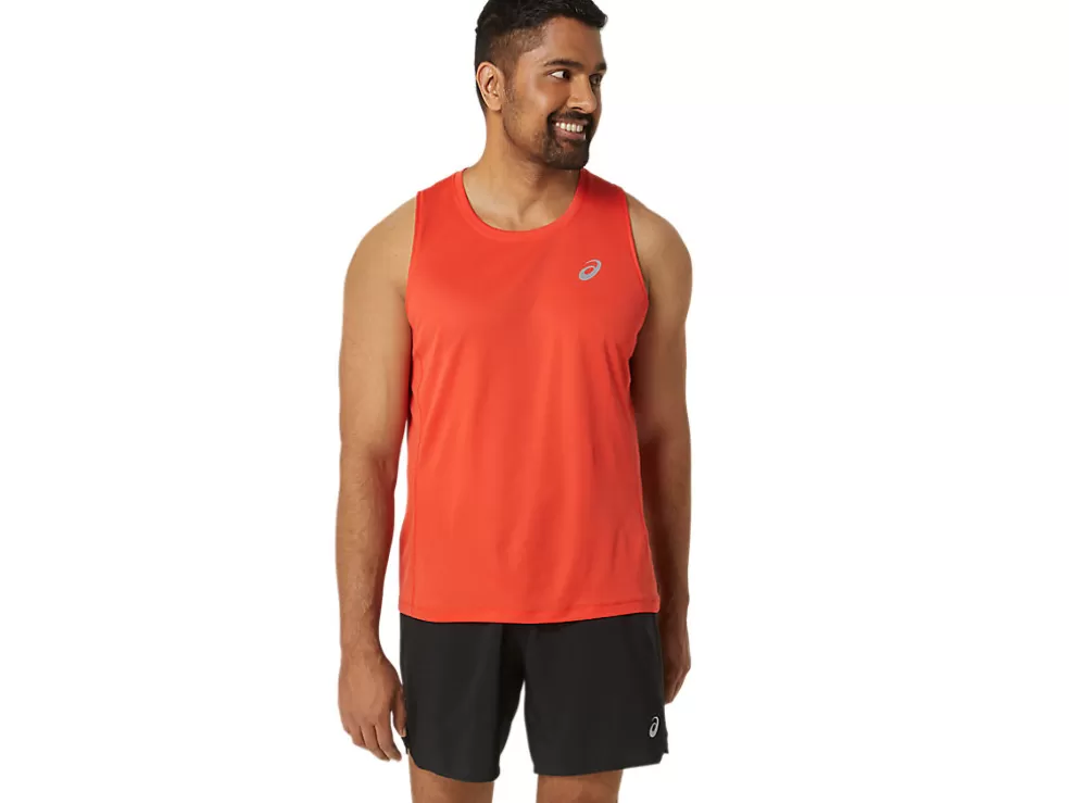 Kleding | Hardlopen>ASICS CORE SINGLET True Red