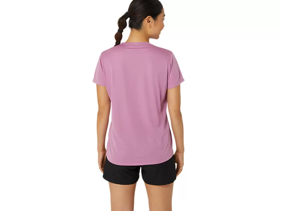 Kleding | Hardlopen>ASICS CORE SS TOP Soft Berry