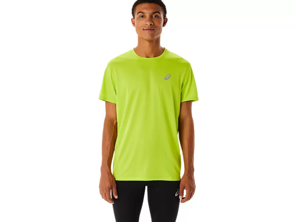 Kleding | Hardlopen>ASICS CORE SS TOP Lime Zest