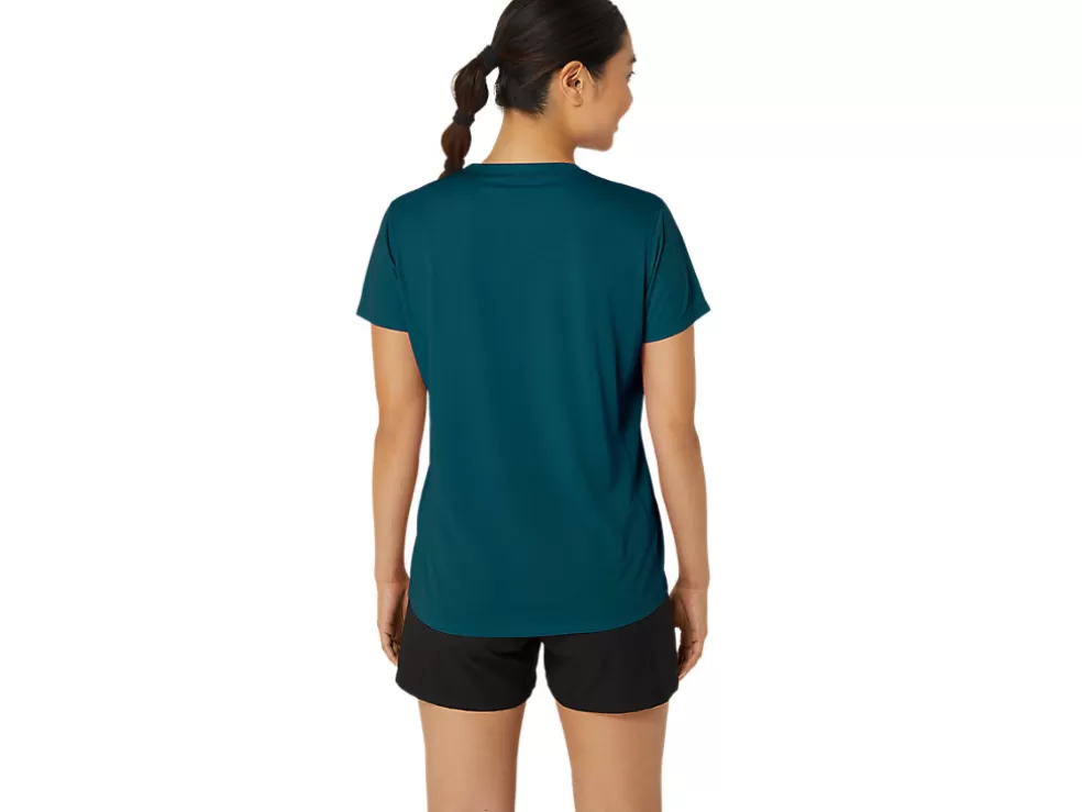 Kleding | Bovenkleding>ASICS CORE SS TOP Rich Teal