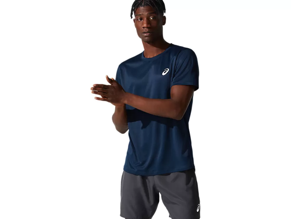 Kleding | Hardlopen>ASICS CORE SS TOP French Blue