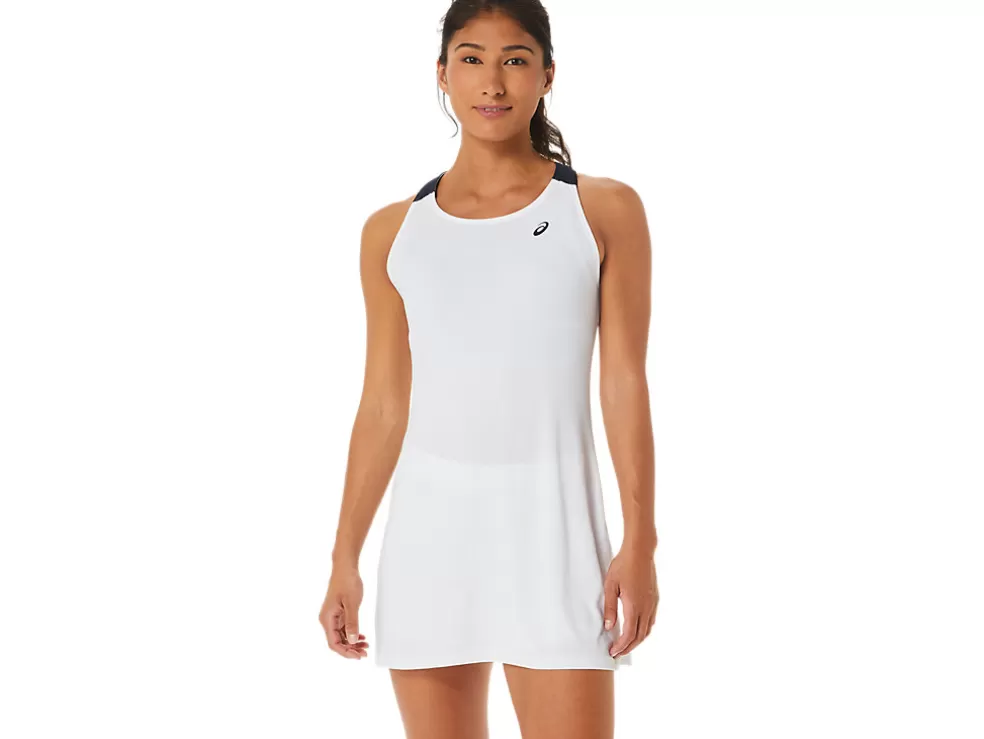 Kleding | Tennis>ASICS COURT DRESS Brilliant White/Midnight