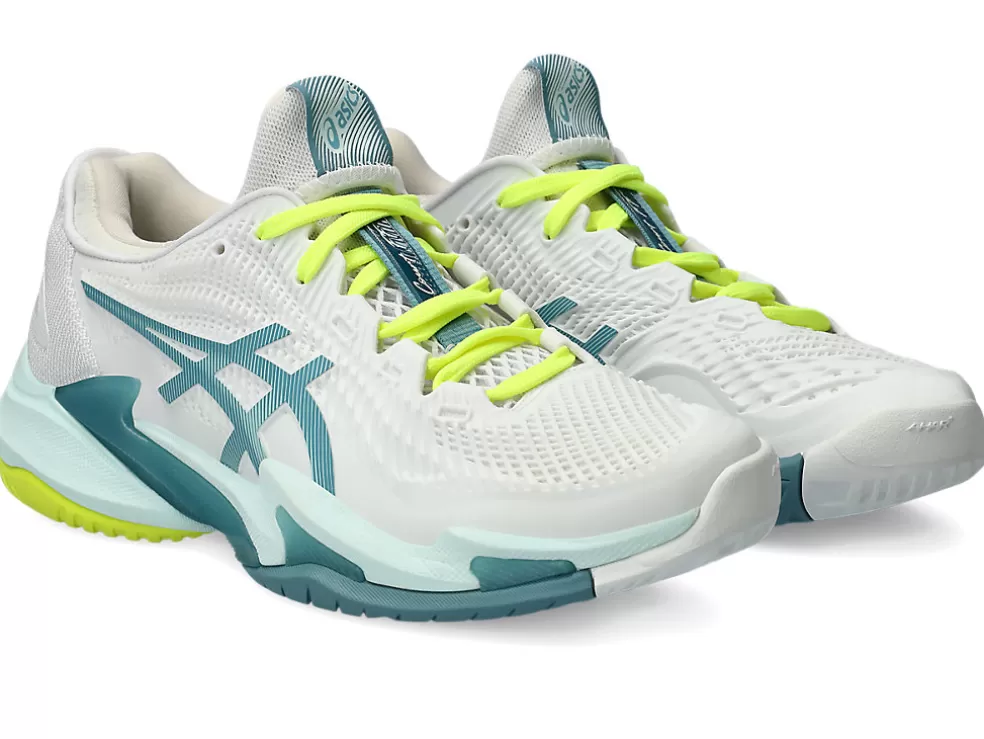 COURT FF™ | Tennisschoenen>ASICS COURT FF 3 White/Soothing Sea