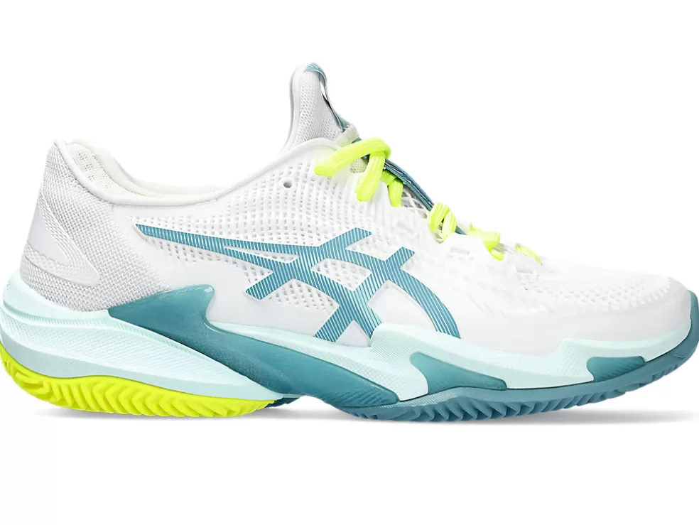 COURT FF™ | Tennisschoenen>ASICS COURT FF 3 CLAY White/Soothing Sea