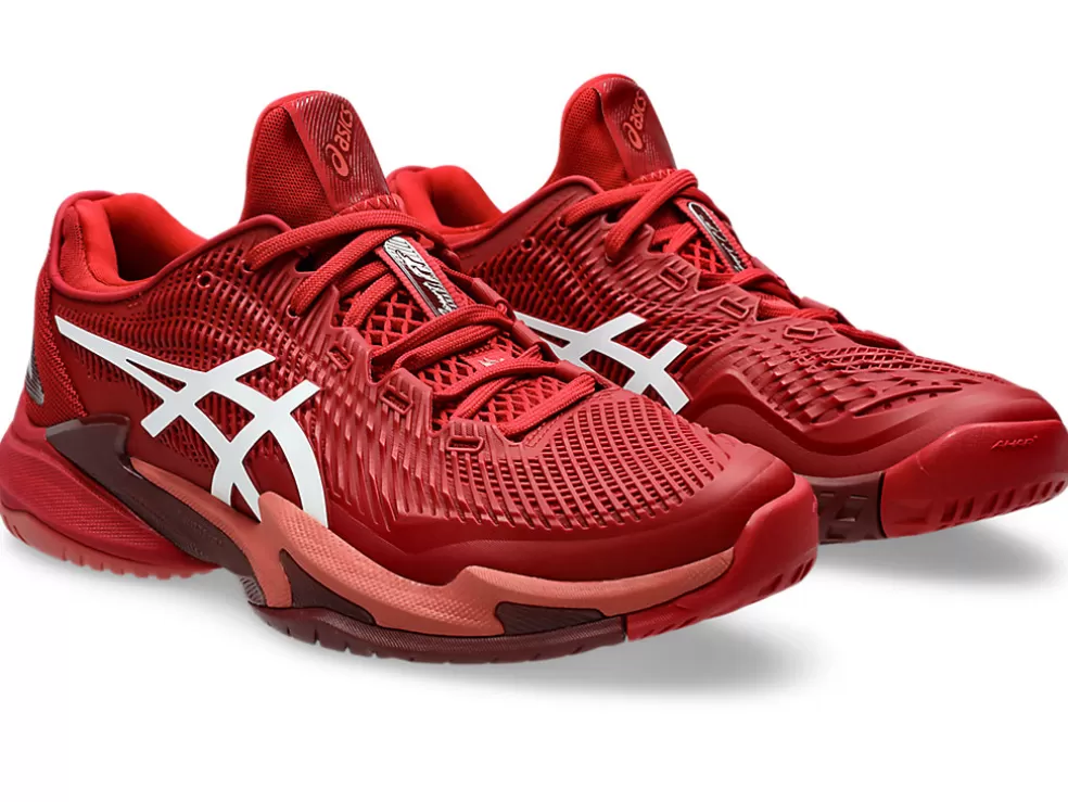 COURT FF™ | Tennisschoenen>ASICS COURT FF 3 NOVAK Cranberry/White