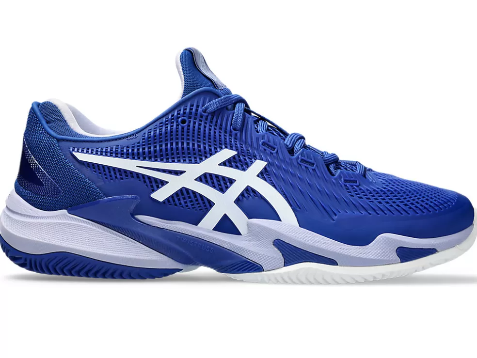 COURT FF™ | Tennisschoenen>ASICS COURT FF 3 NOVAK CLAY Asics Blue/Fresh Air