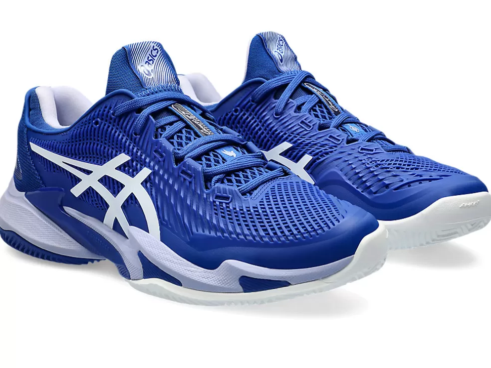 COURT FF™ | Tennisschoenen>ASICS COURT FF 3 NOVAK CLAY Asics Blue/Fresh Air