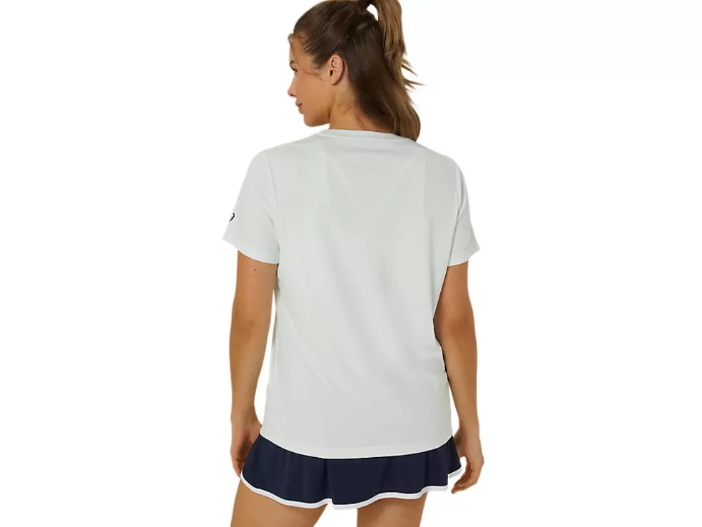 Kleding | Shirts met korte mouwen>ASICS COURT GRAPHIC TEE Pale Mint