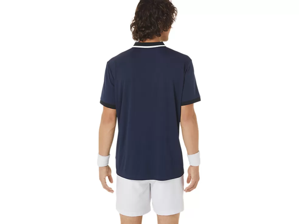 Kleding | Tennis>ASICS COURT POLO SHIRT Midnight/Performance Black