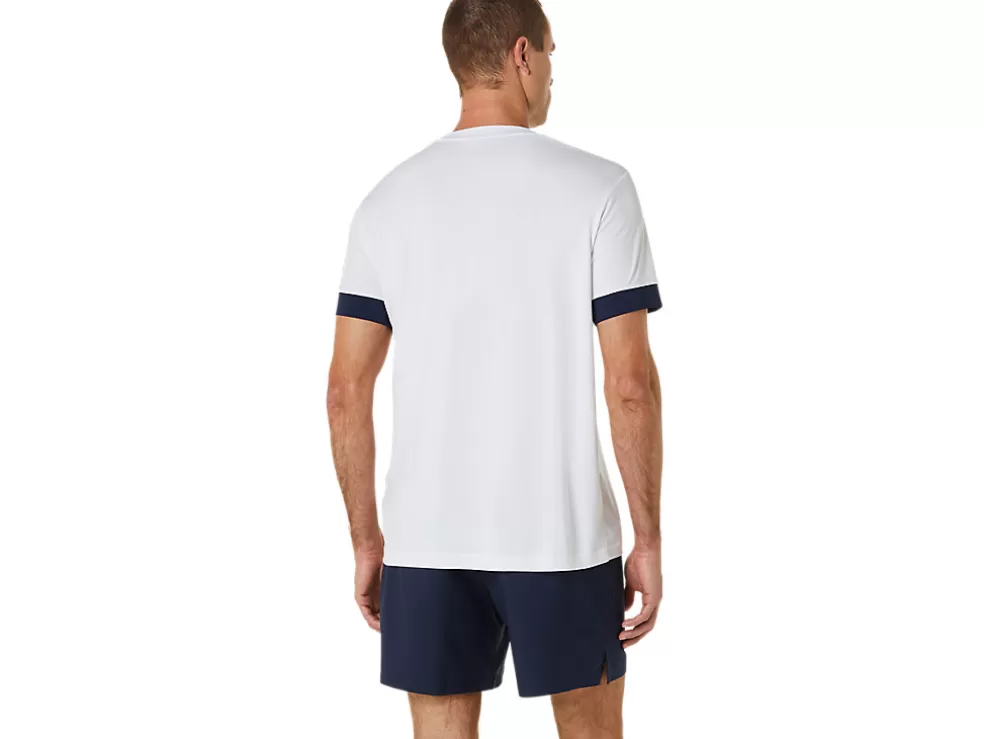 Kleding | Tennis>ASICS COURT SS TOP Brilliant White/Midnight