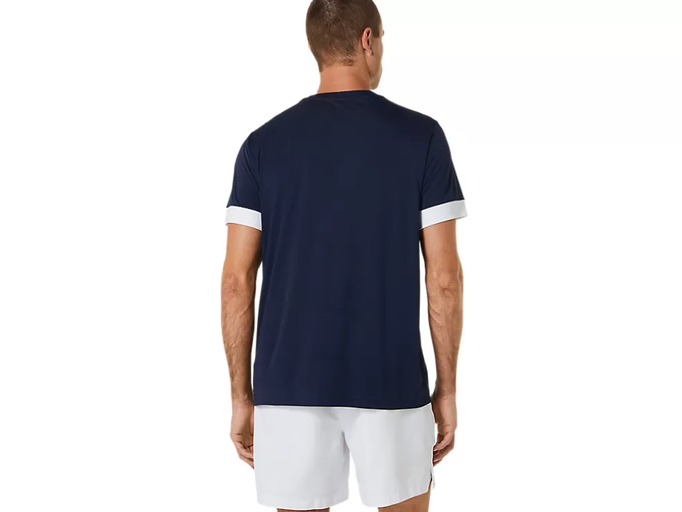 Kleding | Tennis>ASICS COURT SS TOP Midnight/Brilliant White