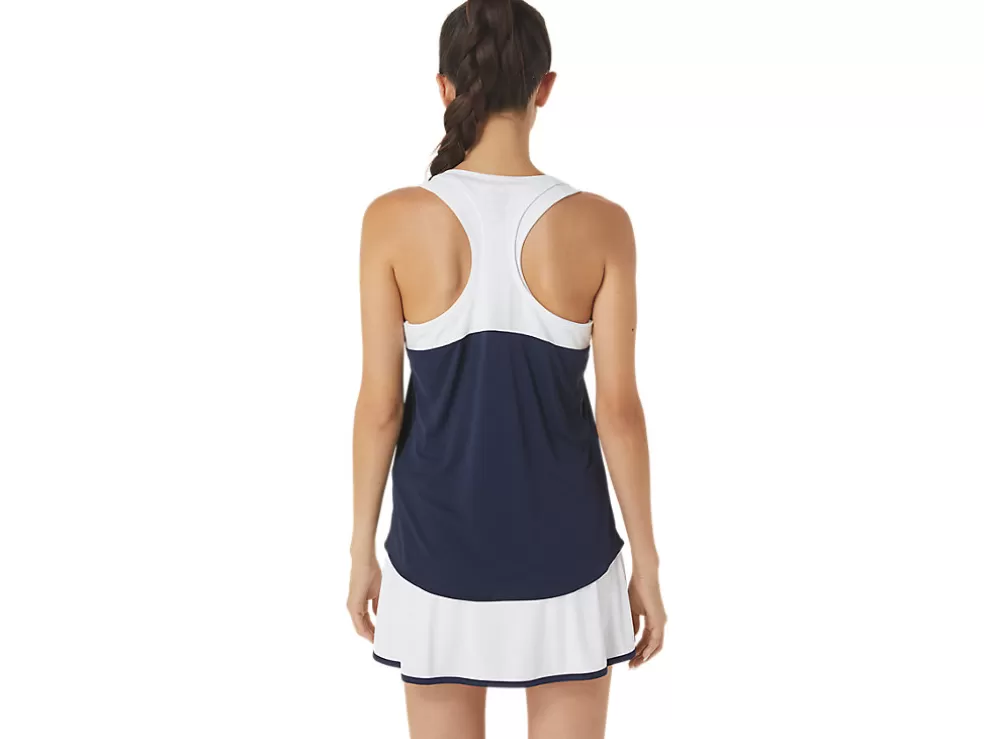 Kleding | Tennis>ASICS COURT TANK Midnight/Brilliant White