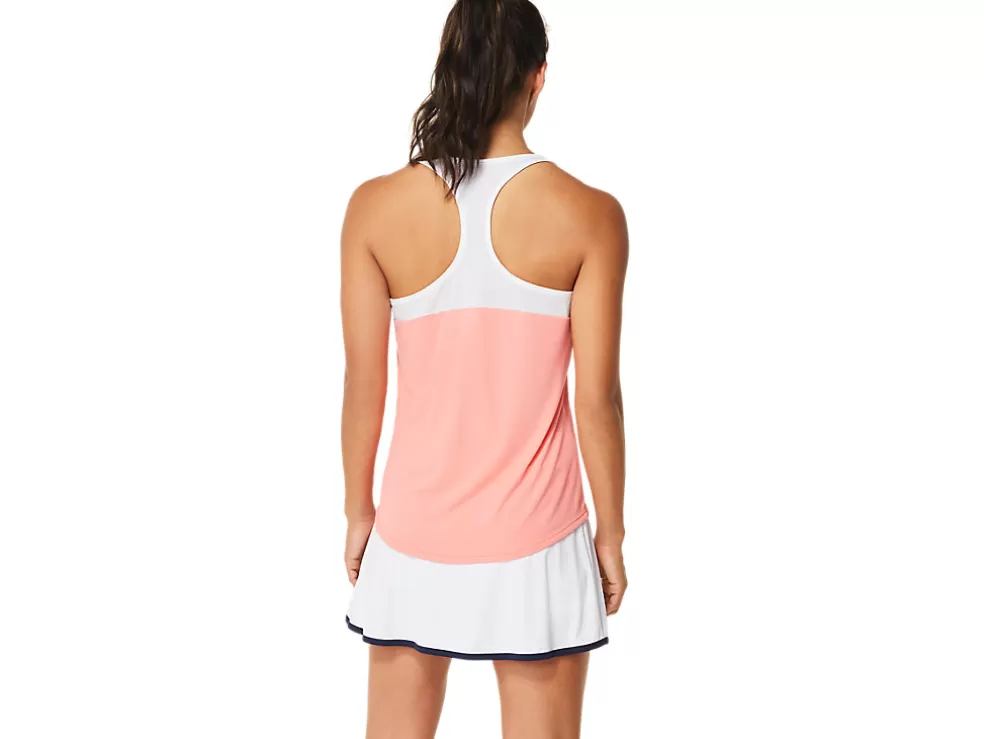 Kleding | Tennis>ASICS COURT TANK Guava/Brilliant White