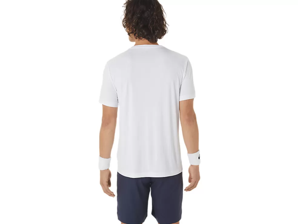 Kleding | Tennis>ASICS COURT TENNIS GRAPHIC TEE Brilliant White