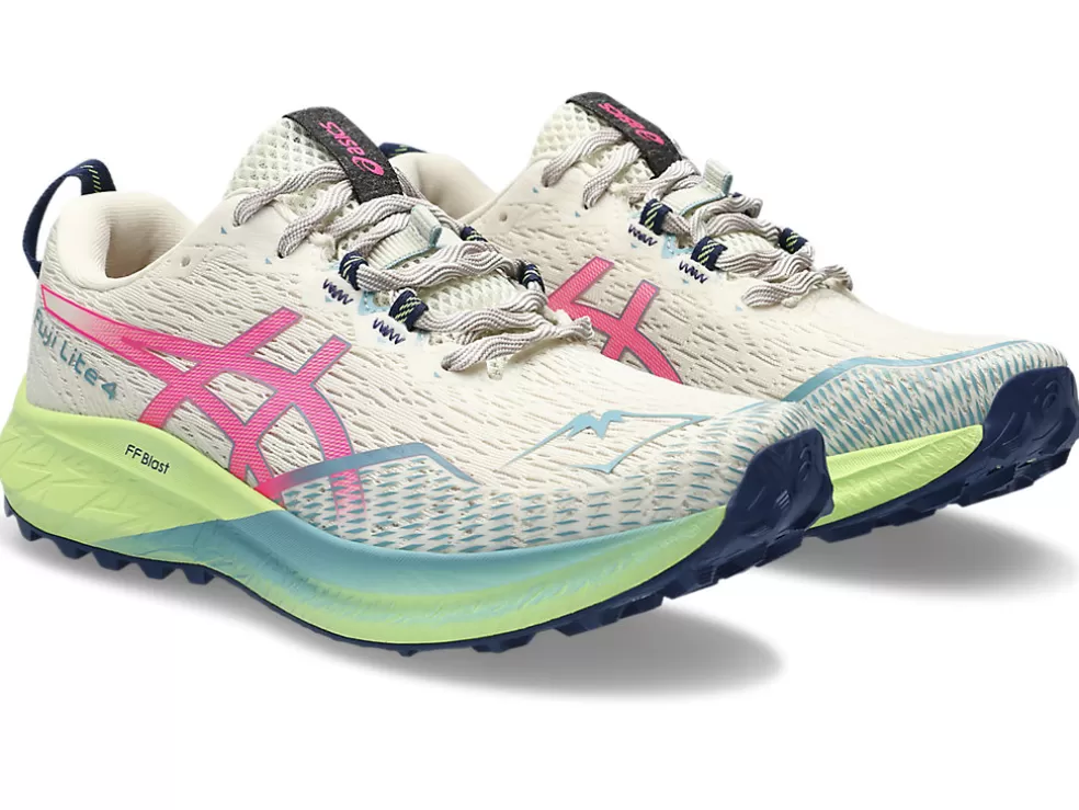 FUJI LITE™ | Trail running>ASICS FUJILITE 4 Birch/Hot Pink