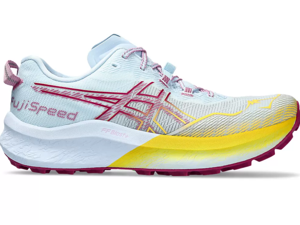 FUJI LITE™ | Trail running>ASICS FUJISPEED 2 Light Blue/Blackberry