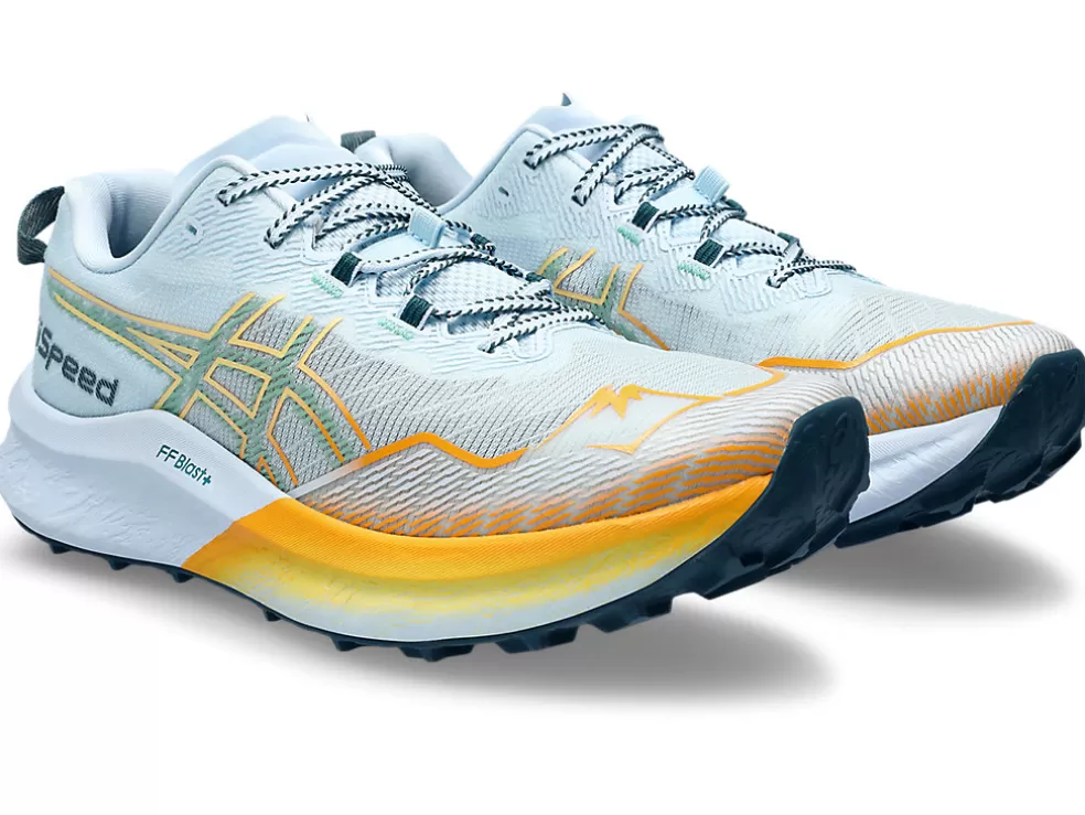 FUJI LITE™ | Trail running>ASICS FUJISPEED 2 Light Blue/Dark Mint