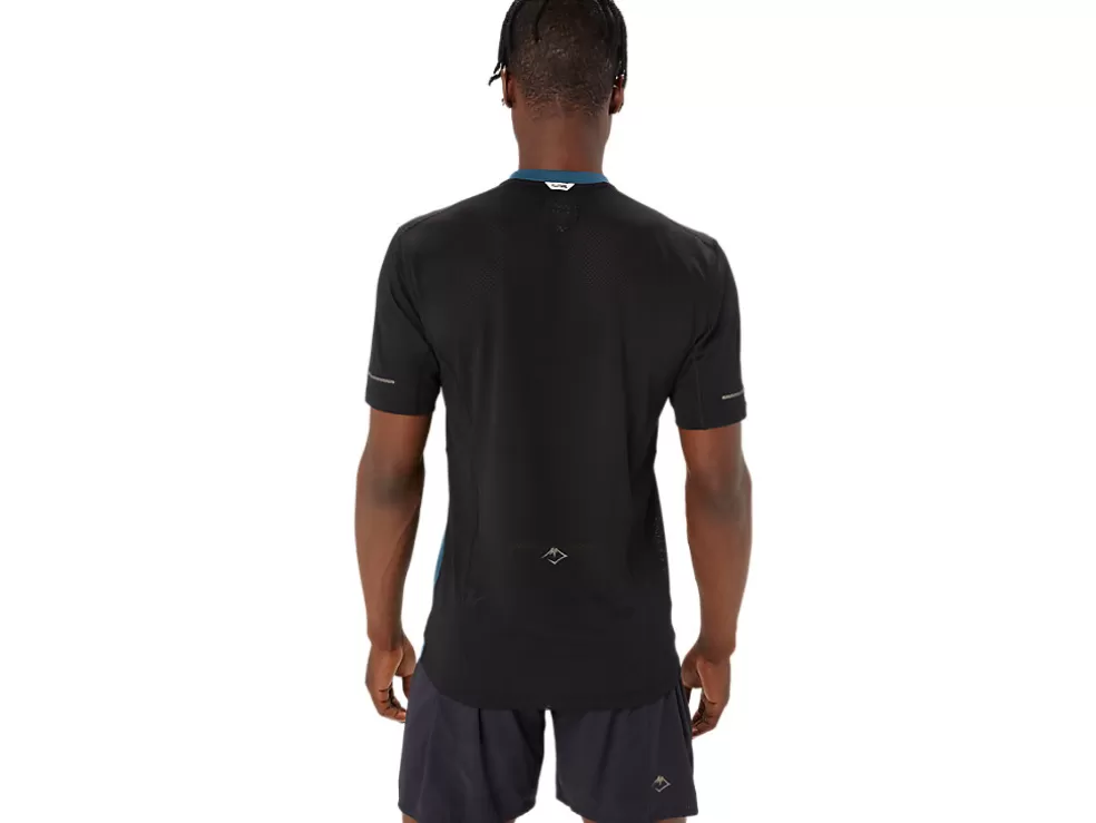 Kleding | Trail running>ASICS FUJITRAIL SS TOP Magnetic Blue/Performance Black