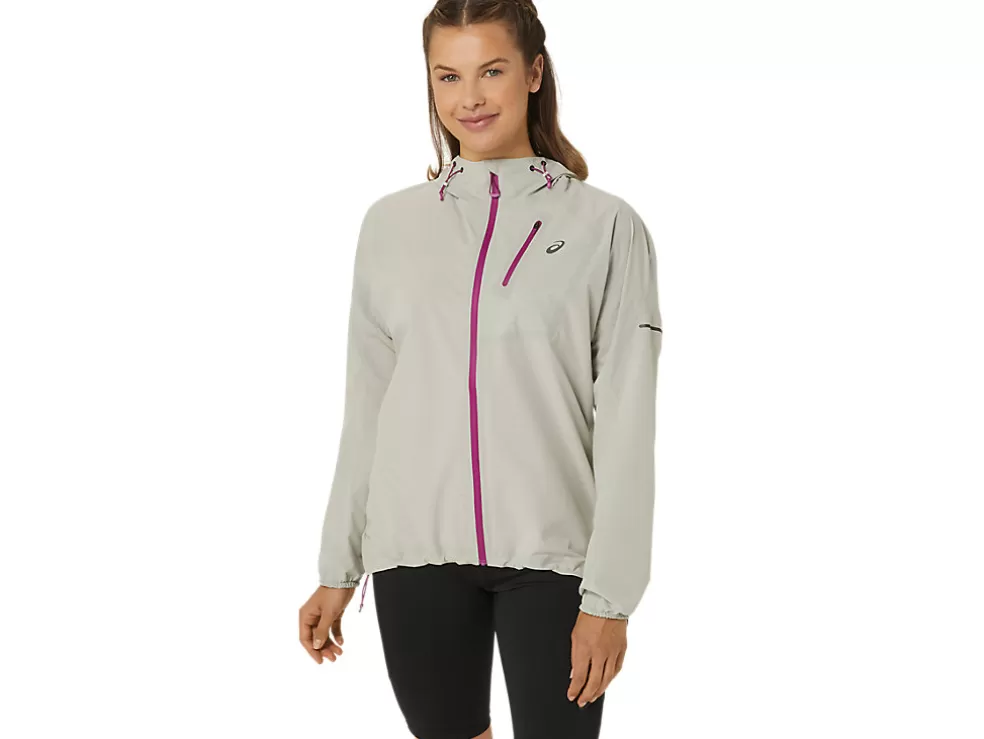 Kleding | Trail running>ASICS FUJITRAIL WATERPROOF JACKET Birch