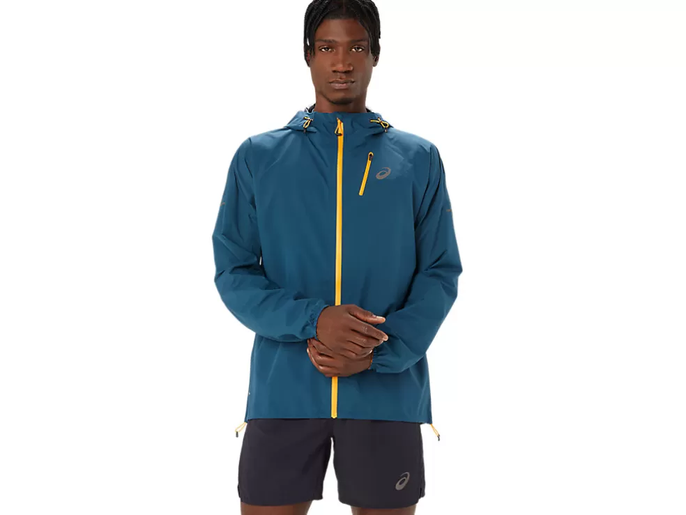 Kleding | Trail running>ASICS FUJITRAIL WATERPROOF JACKET Magnetic Blue