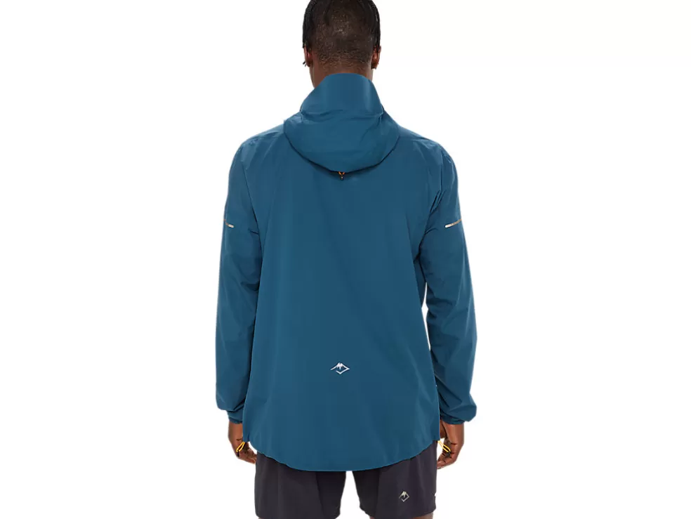 Kleding | Trail running>ASICS FUJITRAIL WATERPROOF JACKET Magnetic Blue