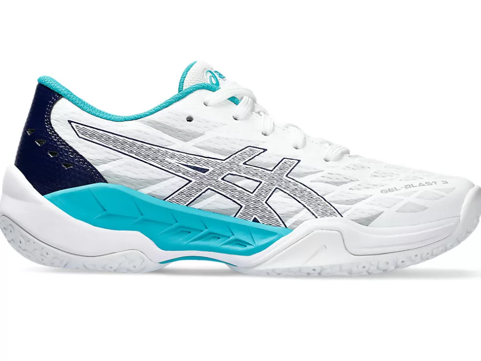 Netbal | Squash & badminton>ASICS GEL-BLAST GS White/Peacoat