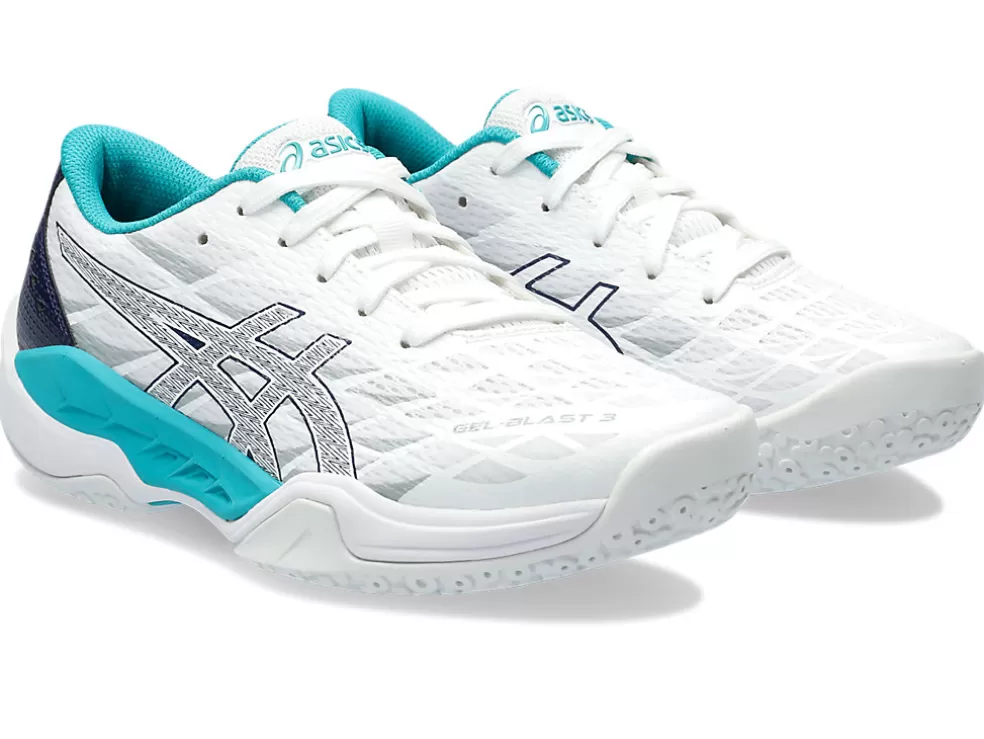 Netbal | Squash & badminton>ASICS GEL-BLAST GS White/Peacoat