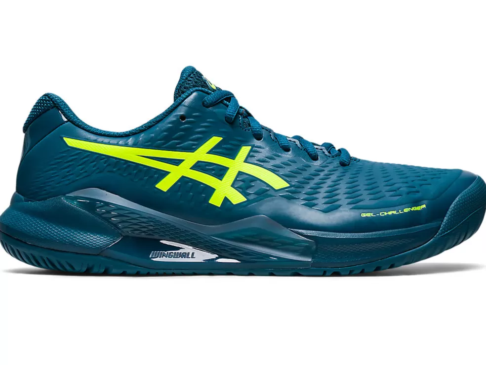 Tennisschoenen | Tennis>ASICS GEL-CHALLENGER 14 Restful Teal/Safety Yellow