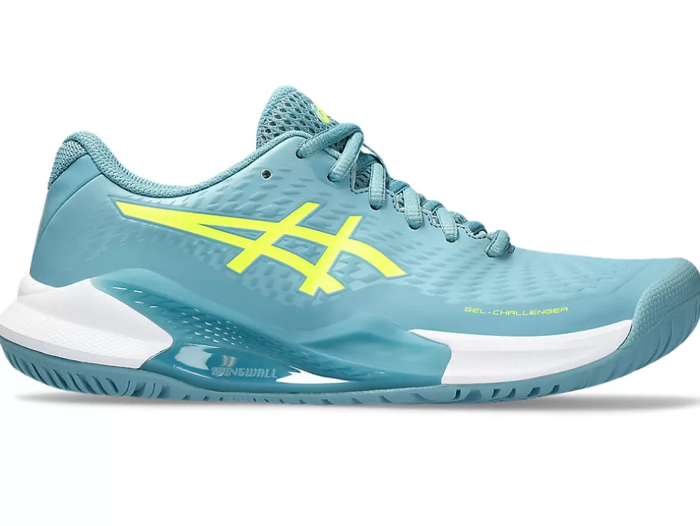 Tennisschoenen | Tennis>ASICS GEL-CHALLENGER 14 Gris Blue/Safety Yellow