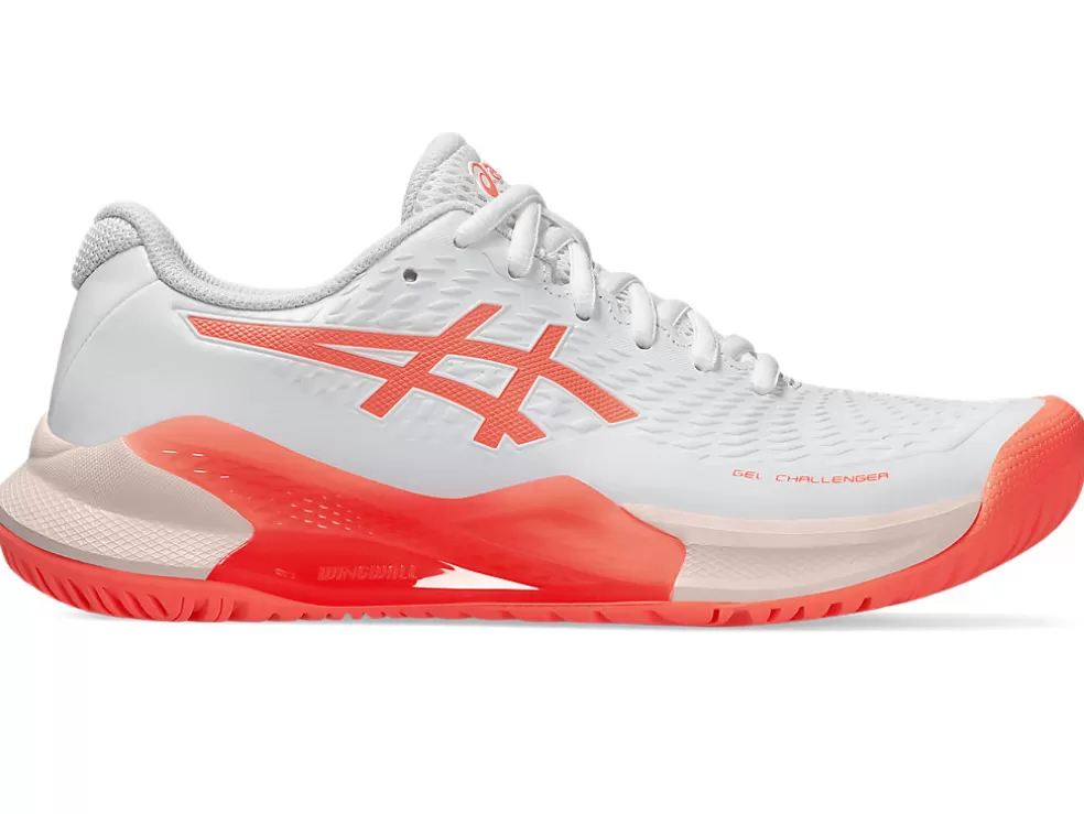 Tennisschoenen | Tennis>ASICS GEL-CHALLENGER 14 White/Sun Coral