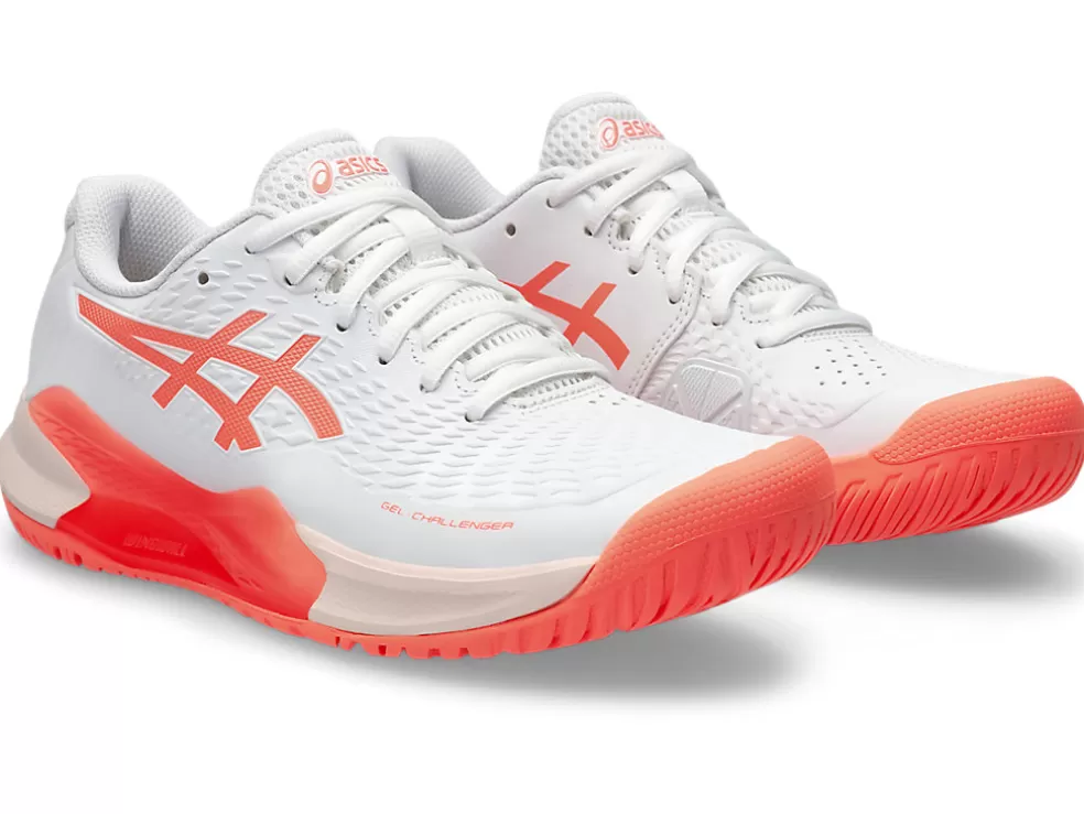 Tennisschoenen | Tennis>ASICS GEL-CHALLENGER 14 White/Sun Coral