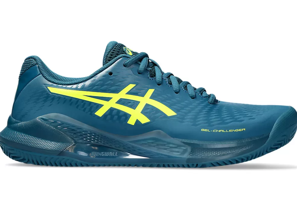 Tennisschoenen | Tennis>ASICS GEL-CHALLENGER 14 CLAY Restful Teal/Safety Yellow