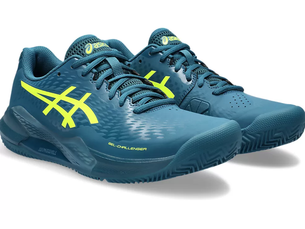 Tennisschoenen | Tennis>ASICS GEL-CHALLENGER 14 CLAY Restful Teal/Safety Yellow