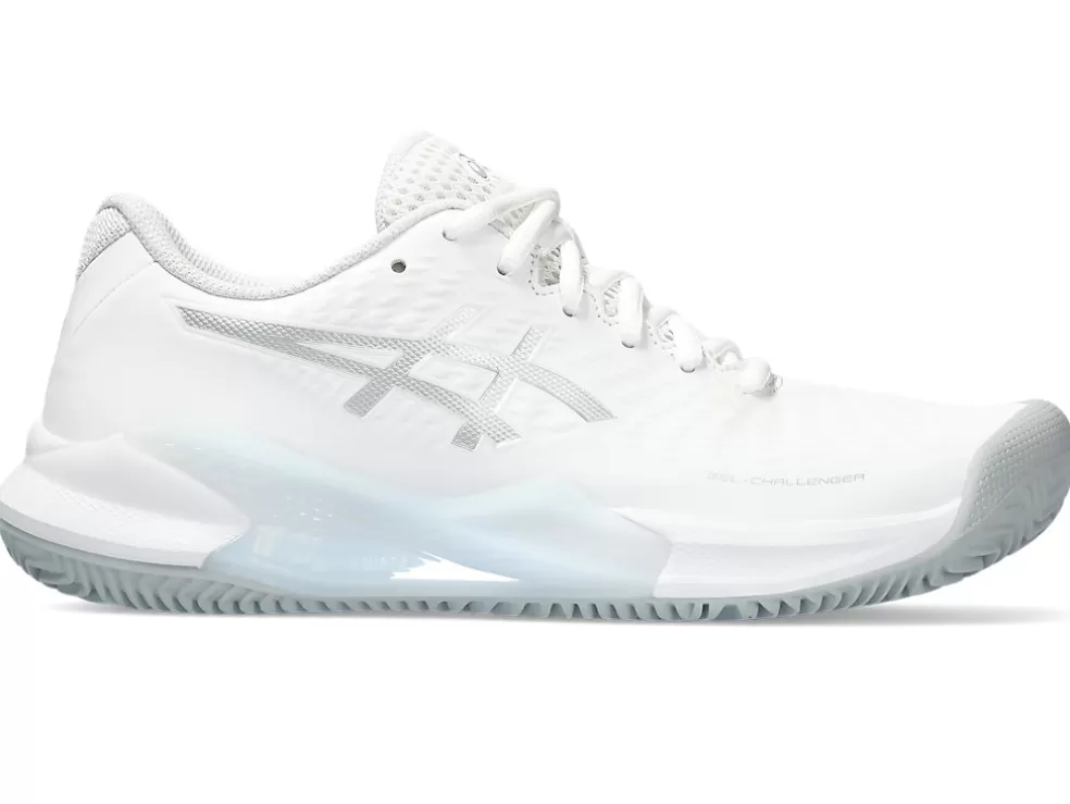 Tennisschoenen | Tennis>ASICS GEL-CHALLENGER 14 CLAY White/Pure Silver