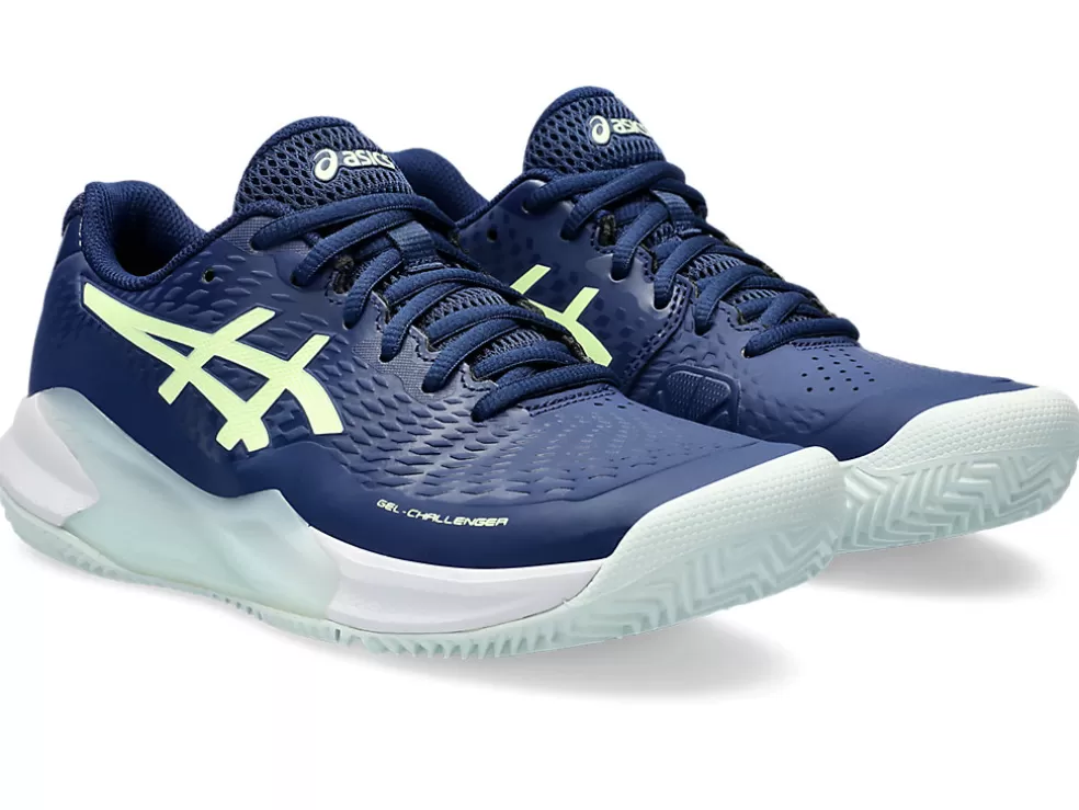 Tennisschoenen | Tennis>ASICS GEL-CHALLENGER 14 CLAY Blue Expanse/Illuminate Yellow