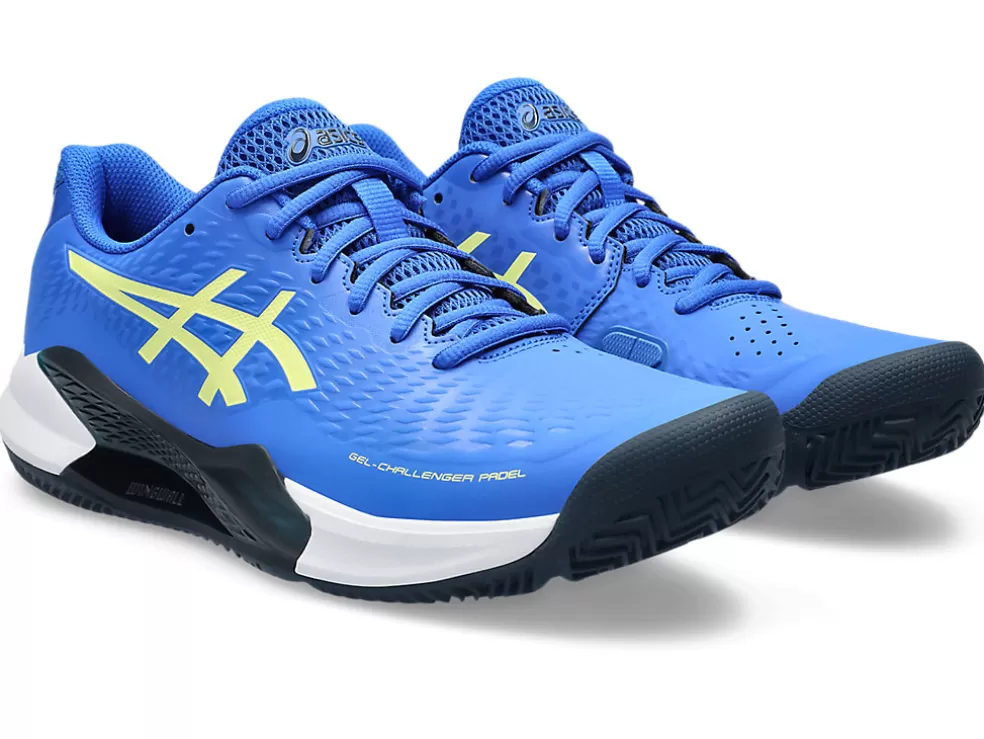 Padel | Padel>ASICS GEL-CHALLENGER 14 PADEL Illusion Blue/Glow Yellow