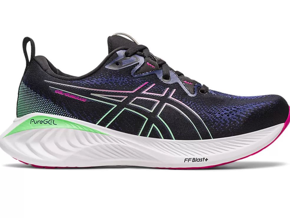 GEL-CUMULUS™ | Hardloopschoenen>ASICS GEL-CUMULUS 25 Black/Pink Rave