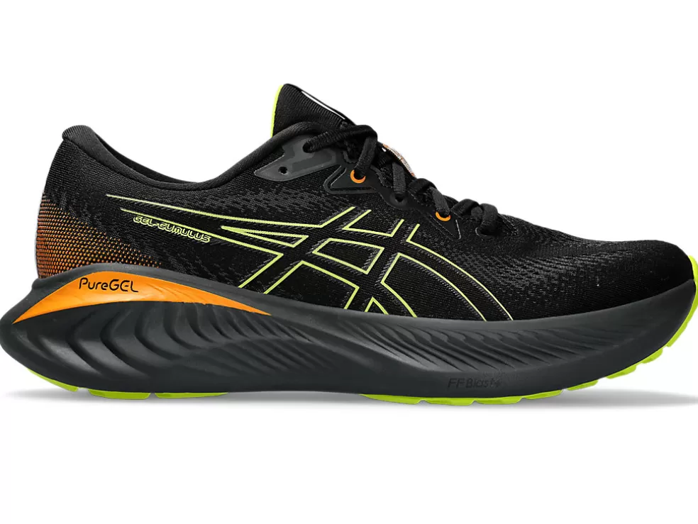 GEL-CUMULUS™ | Verder hardlopen - neutral>ASICS GEL-CUMULUS 25 GTX Black/Neon Lime